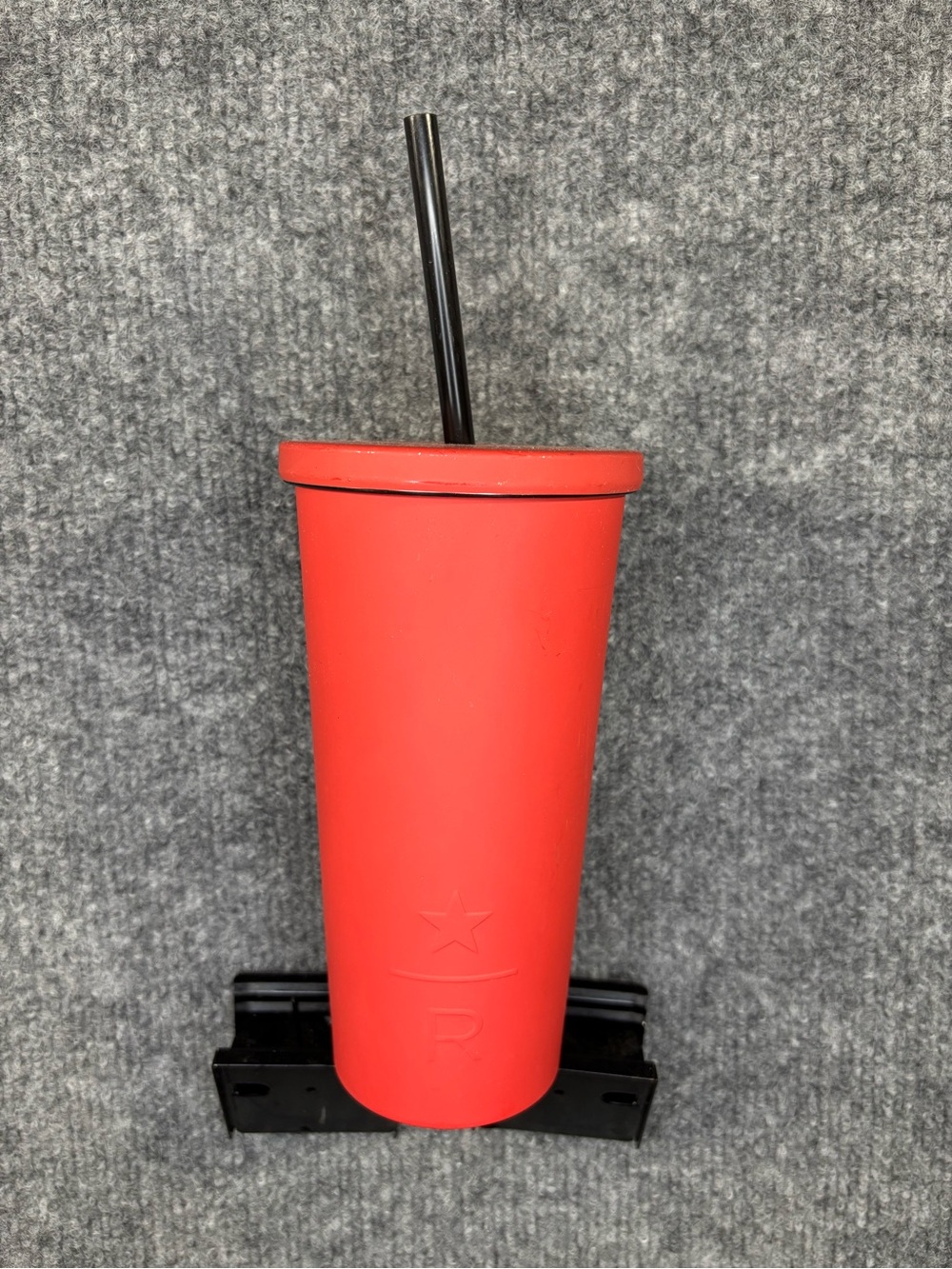 Starbucks Reserve Red Stainless Steel Cold Cup Tumbler 16 oz With Straw